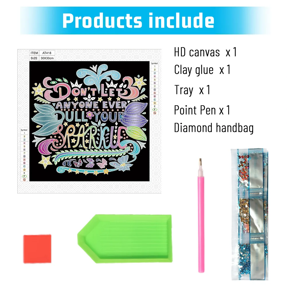 Diamond Painting - Partial Special Shaped Drill - English(Canvas|30*30cm)
