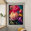 (Big Size)Peony - 11CT Stamped Cross Stitch - 40*60cm - Flower
