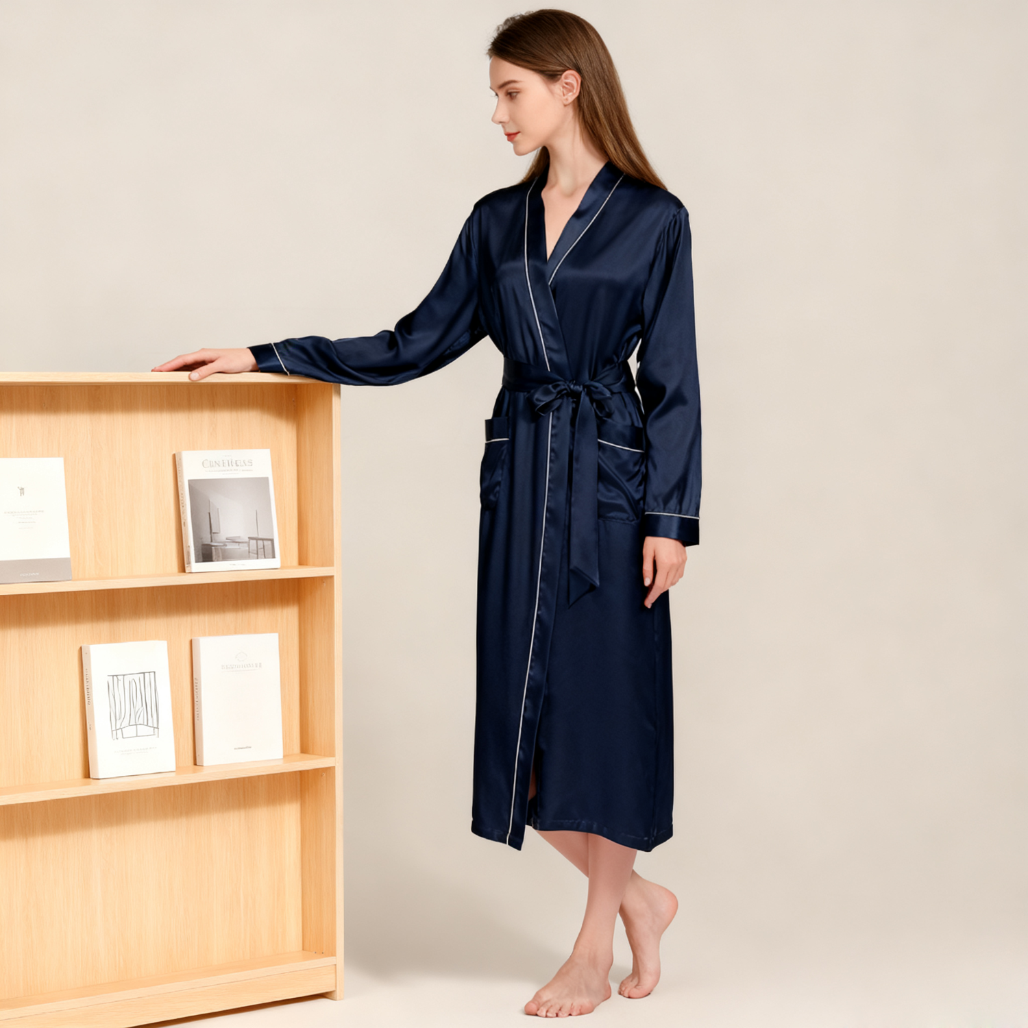 Silk Robe Women 22 Momme Mulberry Silk Bridesmaid Sleepwear Elegant REAL SILK LIFE
