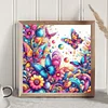 Diamond Painting-DIY Full Round Drill Flower Butterfly