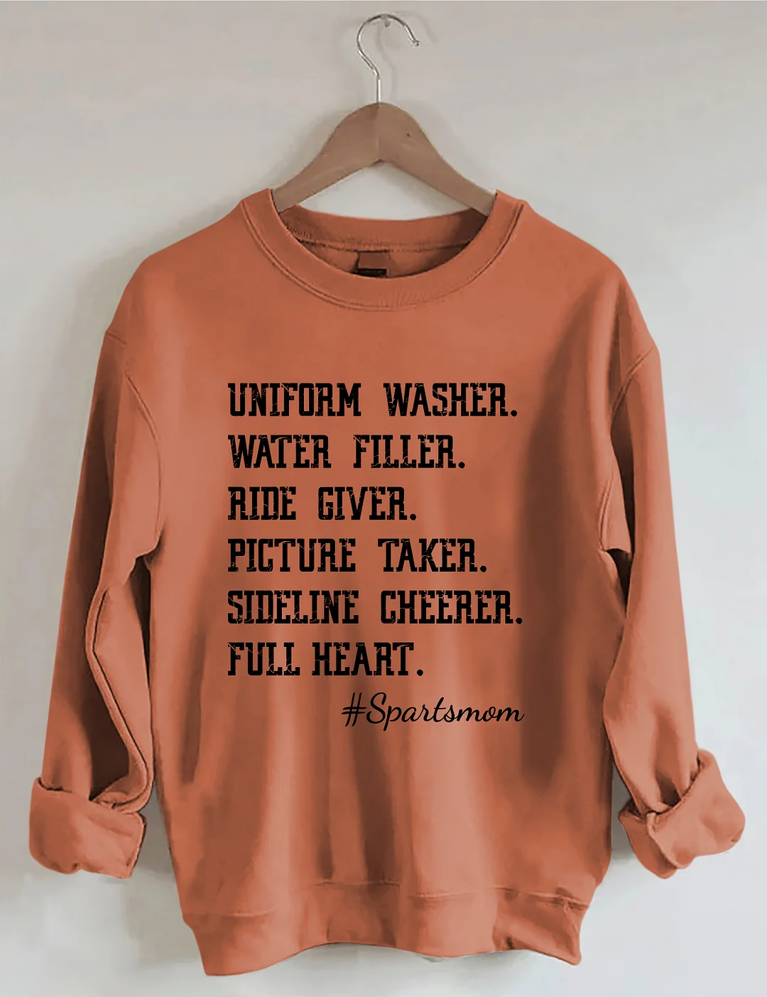 Uniform Washer Water Filler Ride Giver Picture Taker Sideline Cheerer Full Heart Sweatshirt