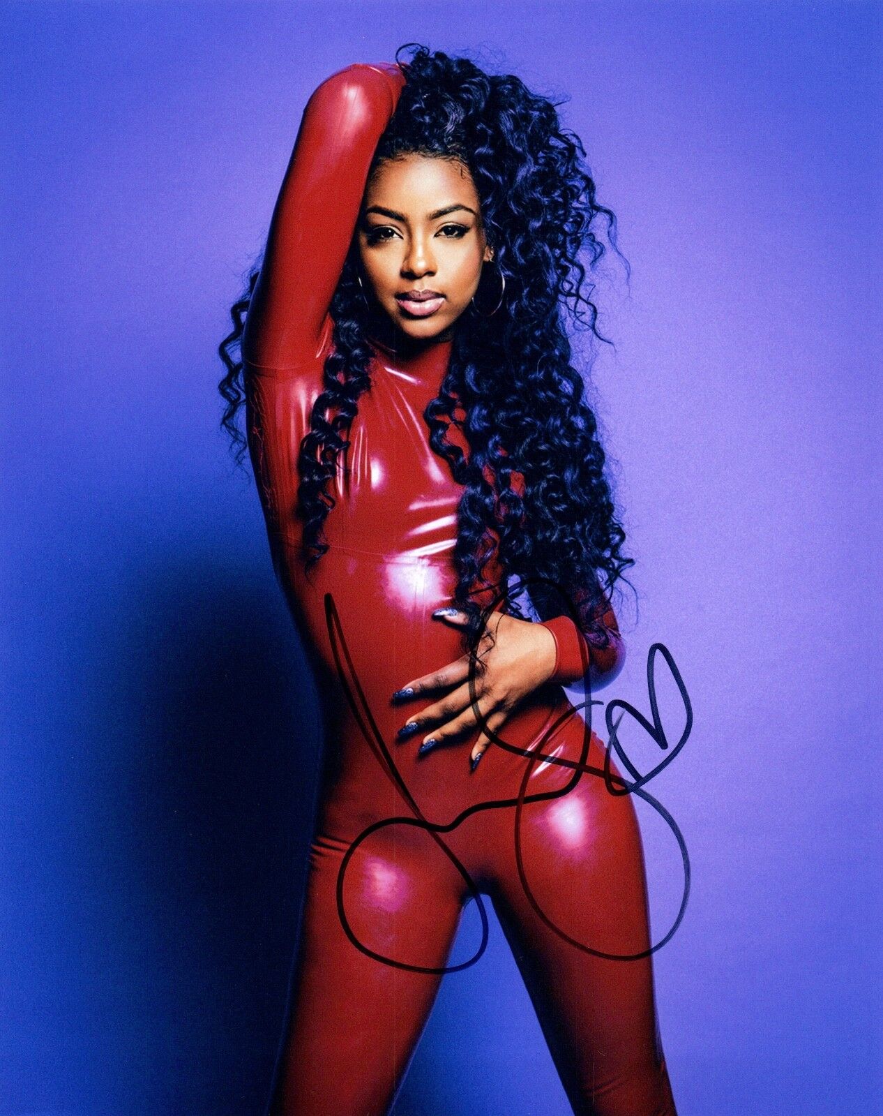 Justine Skye Signed Autographed 8x10 Photo Poster painting KNOW MYSELF Singer & Model COA