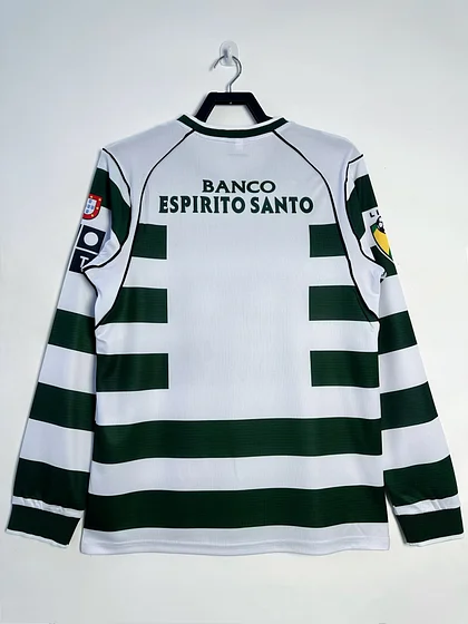 2001-03 Lisbon Home Long Sleeve Retro Jersey