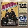 (US Only)3Pcs Vintage Blues Brothers Metal Tin Sign 2D Metal Wall Art Poster 30x40cm