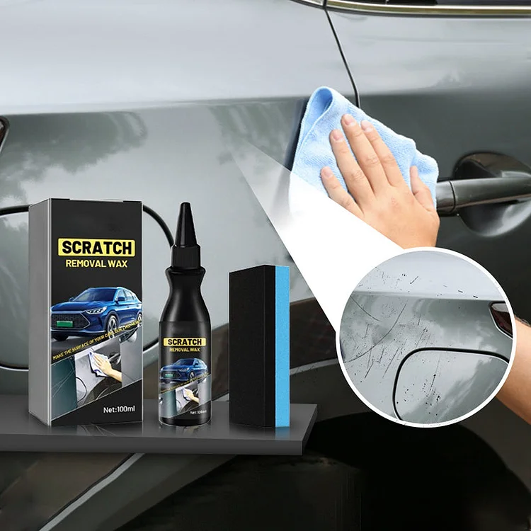 📣Hot Sale Buy More Get More Free🚗Effective Car Scratch Remover with Sponge