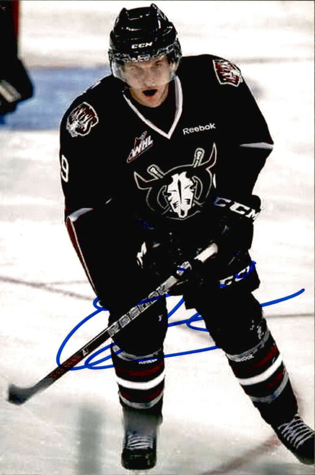 Conner Bleackley SIGNED 4x6 Photo Poster painting RED DEER REBELS / ST LOUIS BLUES #2
