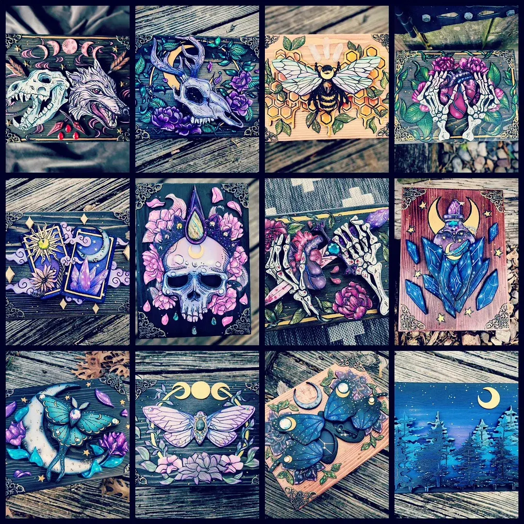 Halloween special launch, surprise blind box, low price, 36 kinds of key box random delivery!