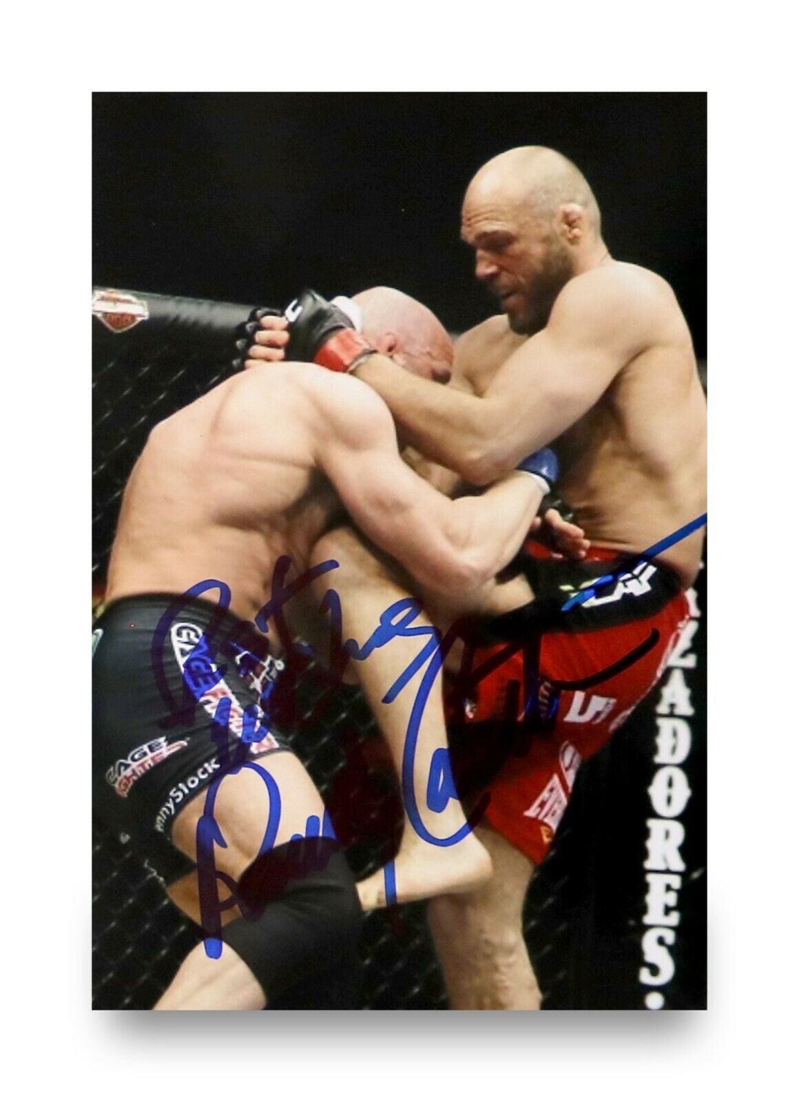 Randy Couture Signed 6x4 Photo Poster painting UFC Light Heavyweight Champion MMA Autograph +COA