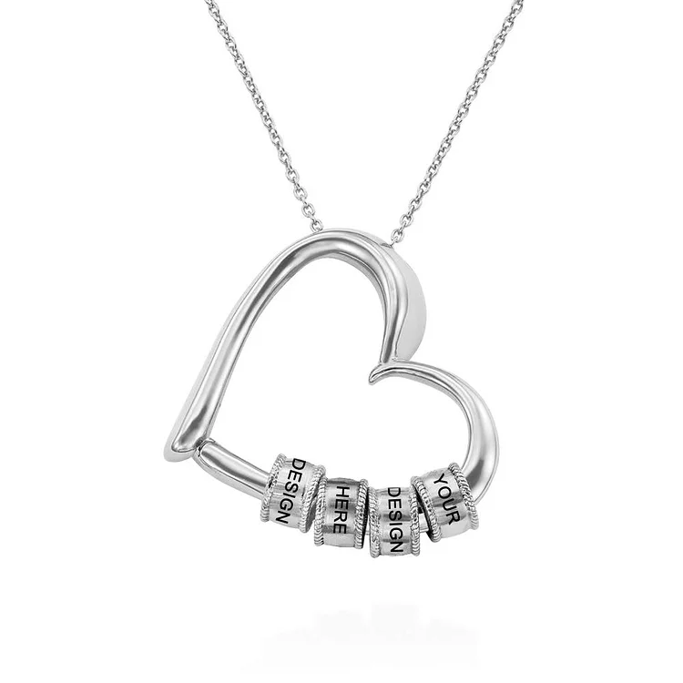 Personalized Design Heart-shaped Necklace
