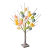 Sapin de P&acirc;ques Lumineux 60 Cm avec Oeuf de P&acirc;ques 24 LED