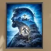 Jesus Full DIY 5D Square Drill Diamond Painting Gem Art Kits for Adults/Beginners Gift Idea Home Wall Decor Diamond Dots Paintings Picture Arts Craft 17.72x21.65In (ZQA6867)