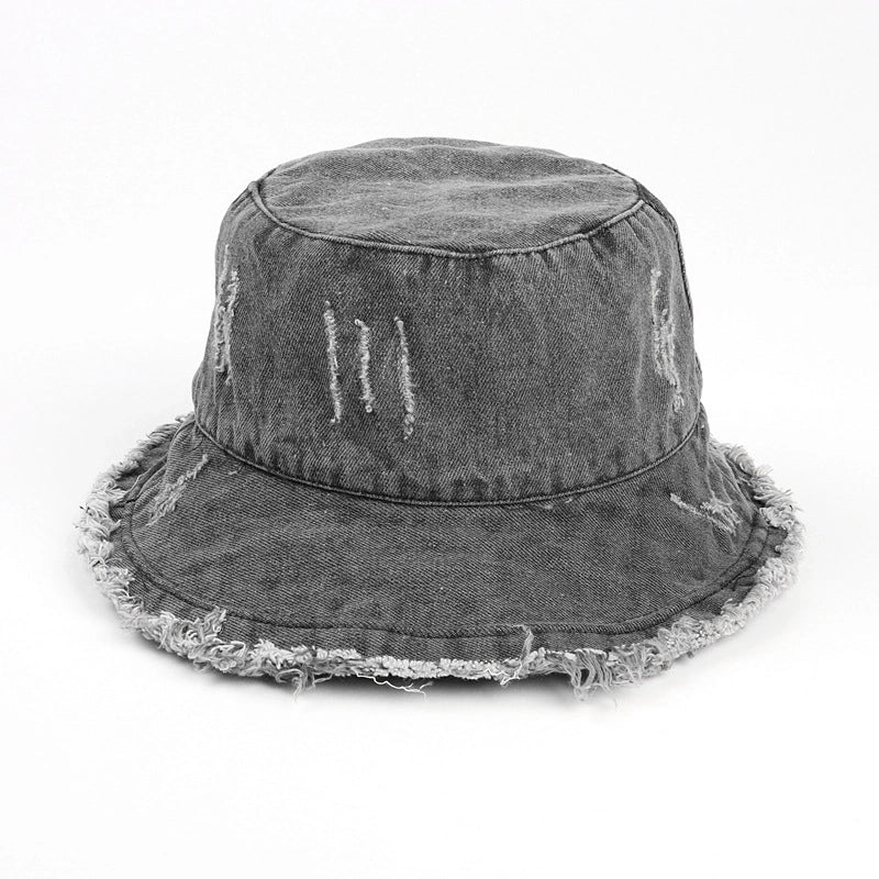 Unisex Fashion Solid Color Wide Eaves Bucket Hat