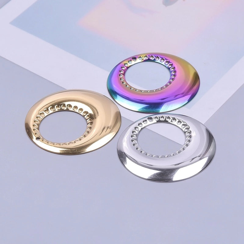 1 Piece 304 Stainless Steel Solid Color Pendant