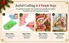 Diamond Painting Ornament Gingerbread House Hanging Decor 9.45x9.45in