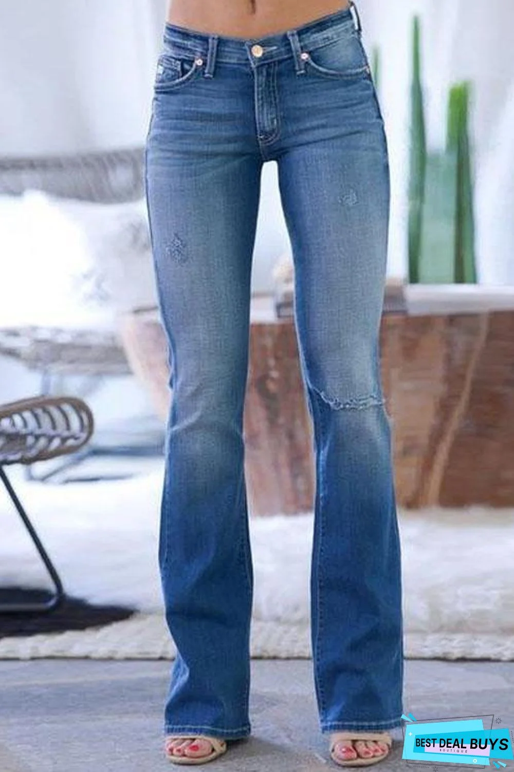 70s Stretch Hip Hugger Jeans(S-4XL)