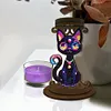Black Cat DIY Diamond Art Painting Kits of Candle Holder for Home Decor Gift