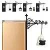 Ghost Bookshelf Lantern Hidden Metal Clip Warm Amber Light USB Rechargeable