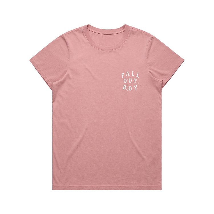 T shirt rose discount femme