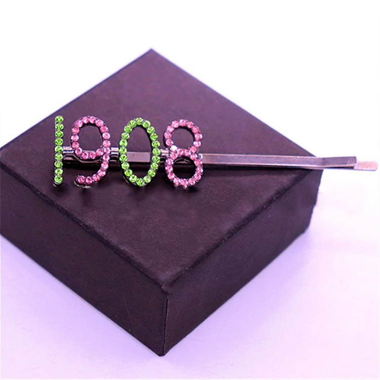 Fancy Color Diamond Letter Bangs Fashion Hair Clip