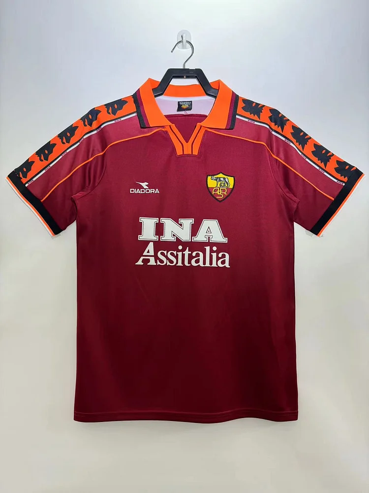 1998-99 Roma Home Retro Jersey