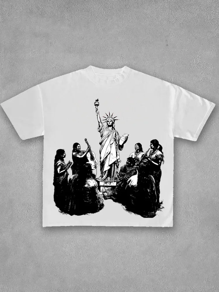 Lady Liberty Speech Graphic T-shirt