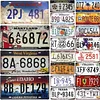 Car Plate License - Random Metal  Sign Mystery Box Surprise Box 10pcs - /20pcs - /30pcs - /50pcs - 