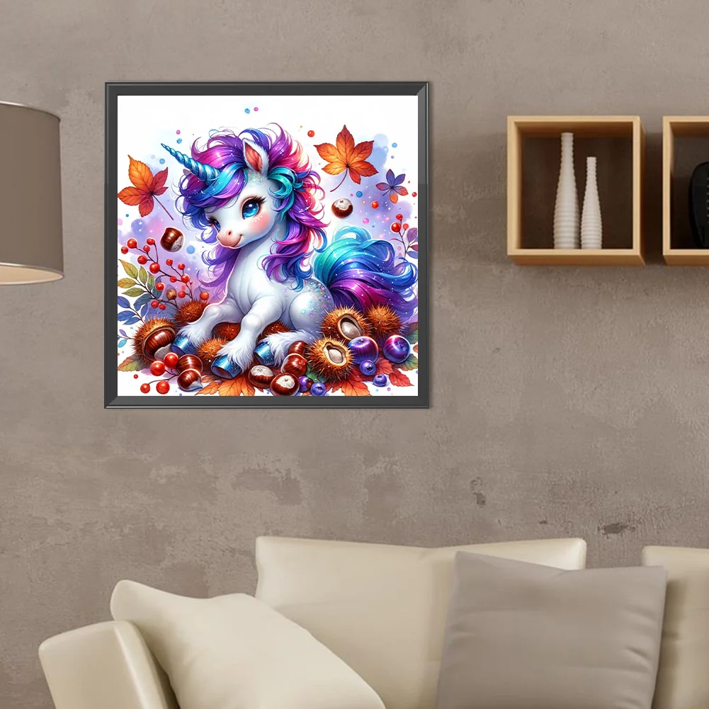 Diamond Painting - Full Round Drill - Unicorn(Canvas|40*40cm)