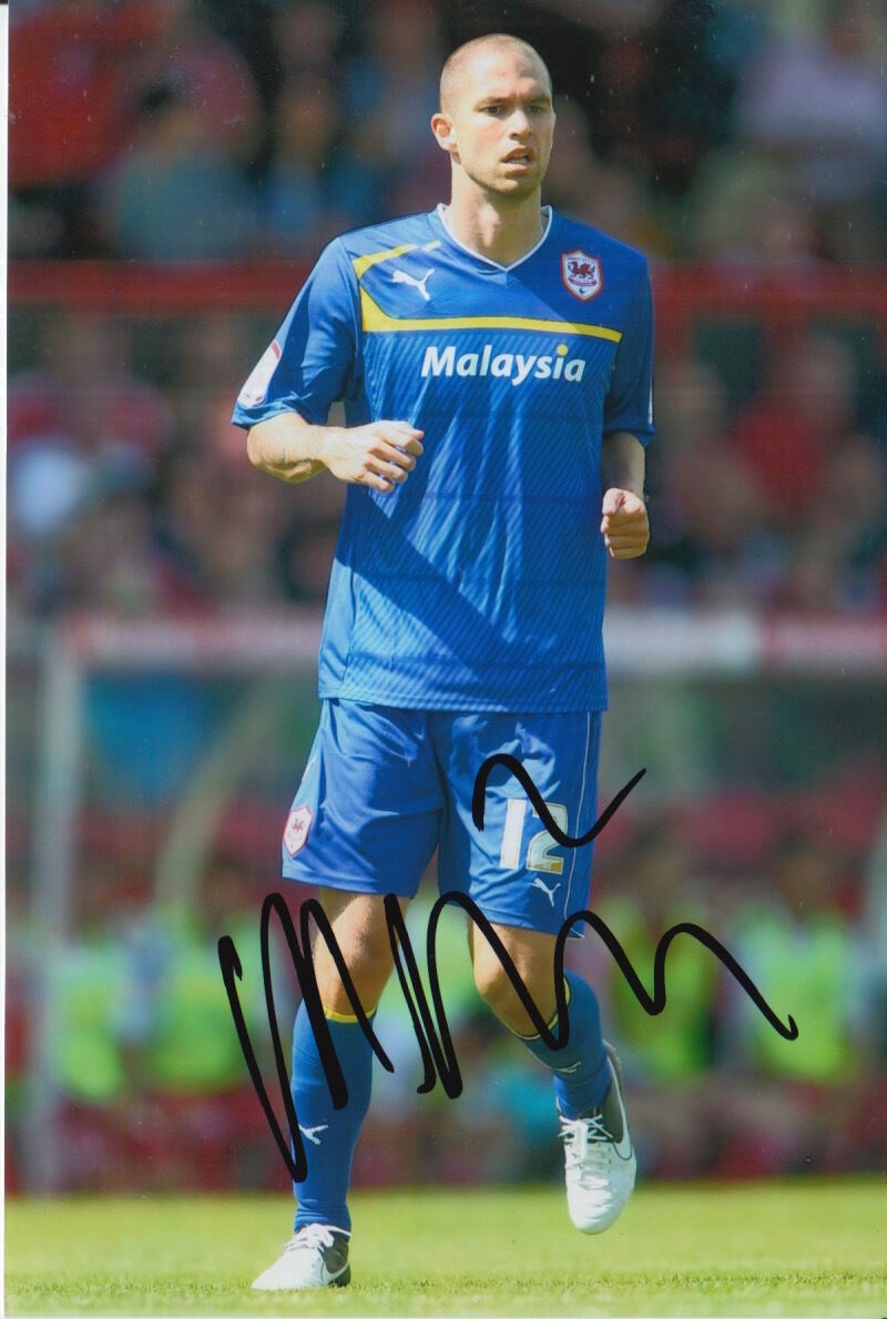 CARDIFF CITY HAND SIGNED MATT CONNOLLY 6X4 Photo Poster painting 5.