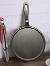 Cast Iron Round Griddle Nonstick Flat Skillet for Camping Indoor Outdoor Cooking