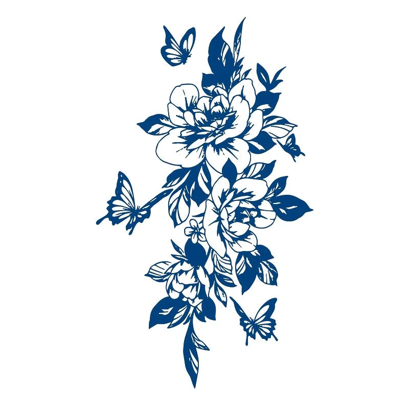 GH1-50 Herbal Juice Tattoo Sticker Semi-permanent Men and Women Long-lasting Waterproof Sweat Plant Juice Tattoo Sticker