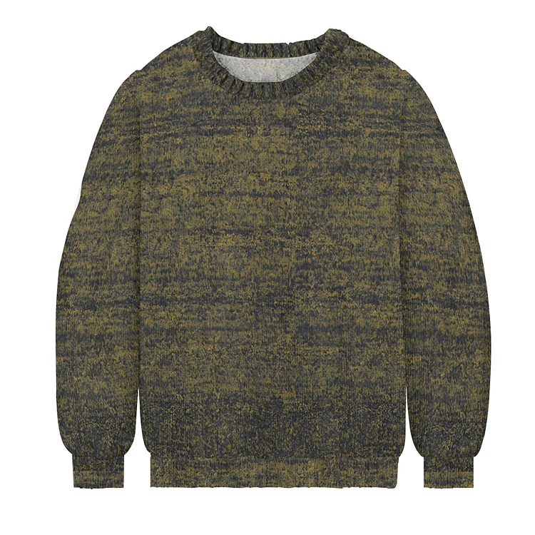 Casual Printed Long Sleeve Sweater