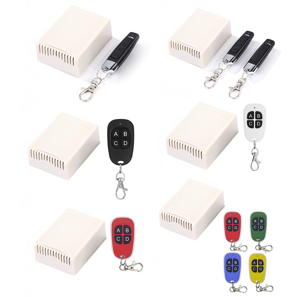 

433MHz DC12V 4CH Wireless Remote Control Switch​ Transmitter+Receiver Relay, Finger 2pcs, 501 Original