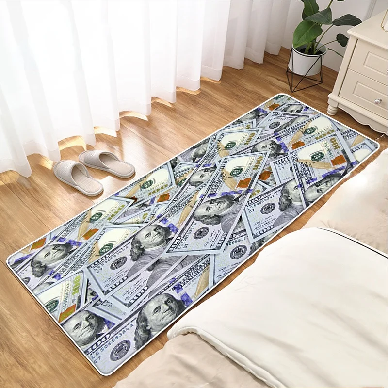 Athvotar Entrance Doormat Dollar Money Pattern Living Room Floor Rugs Home Decor Kitchen Absorbent Carpet Anti Slip Bathroom Mat 1127-0