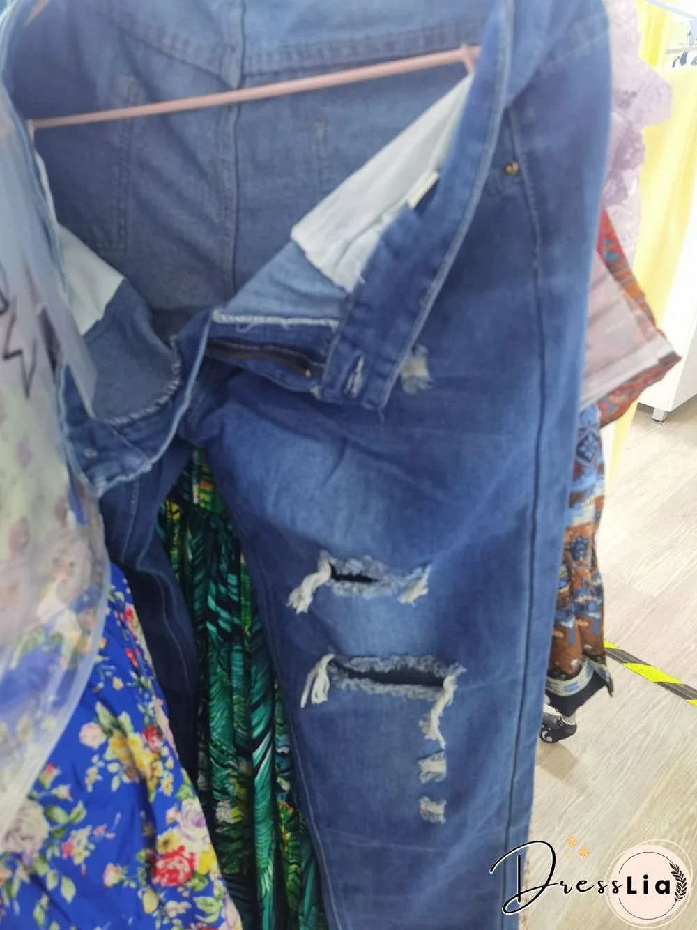 Plain Denim Vintage Jeans