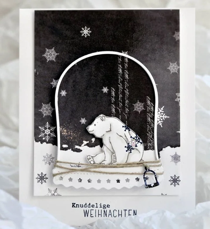 Piggy Craft metal cutting dies cut die mold Christmas crystal ball Scrapbook paper craft knife mould blade punch stencils dies