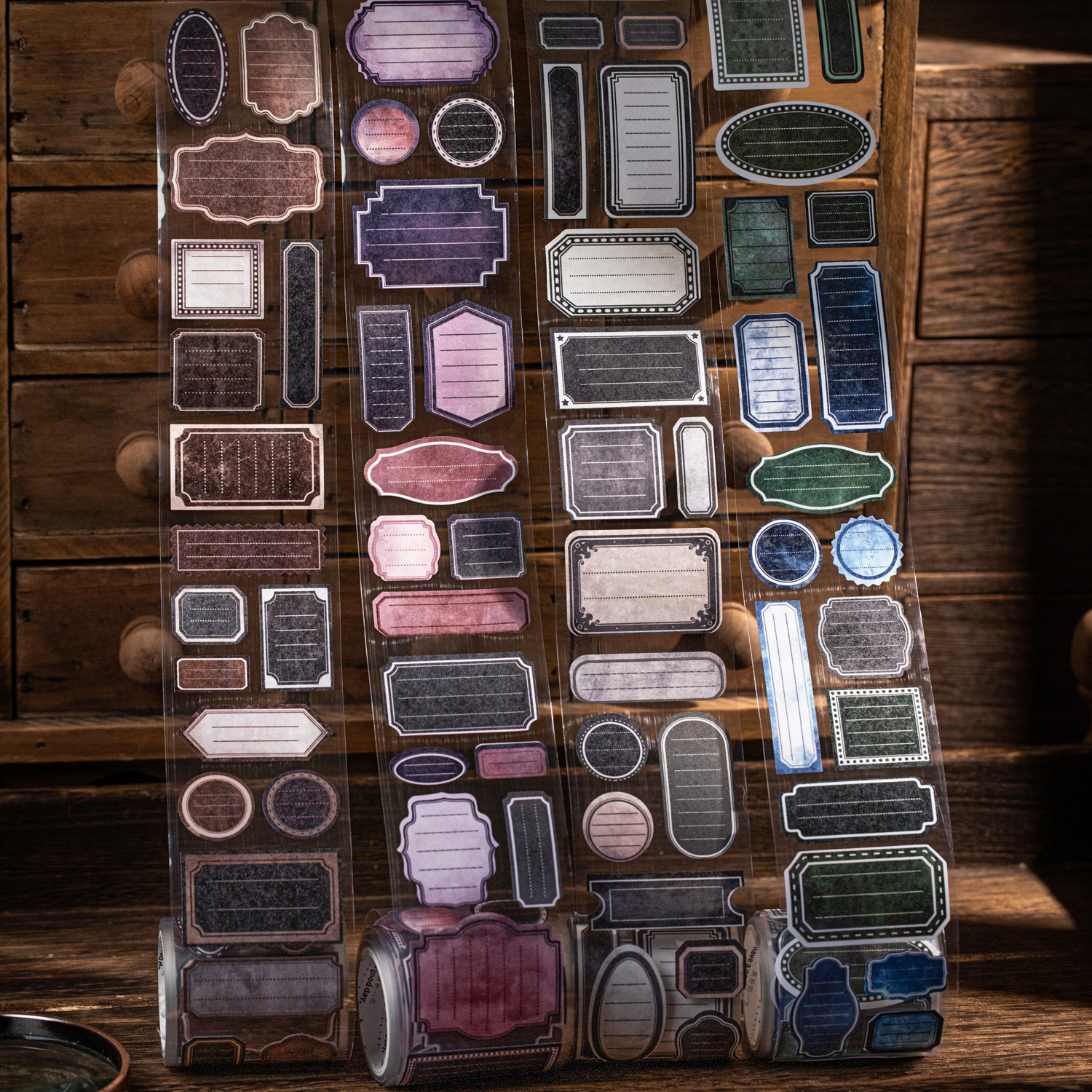 테이프 - 손글씨 문서 시리즈 빈티지 라벨