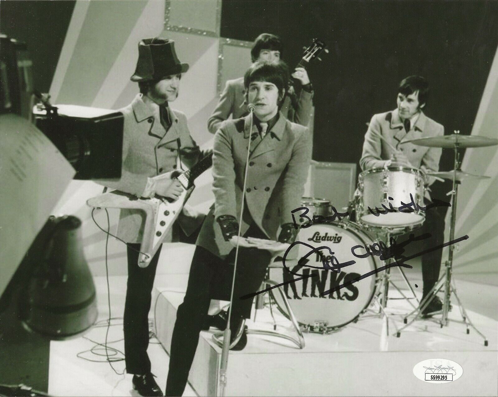 Mick Avory The Kinks drummer REAL hand SIGNED 8x10 Photo Poster painting JSA COA Autographed