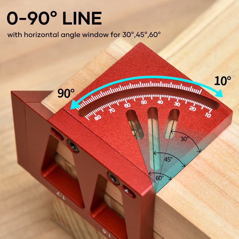 SAKER® 3D Multi-Angle Measuring Ruler