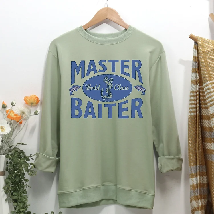 Master Baiter Women Casual Sweatshirt-Annaletters