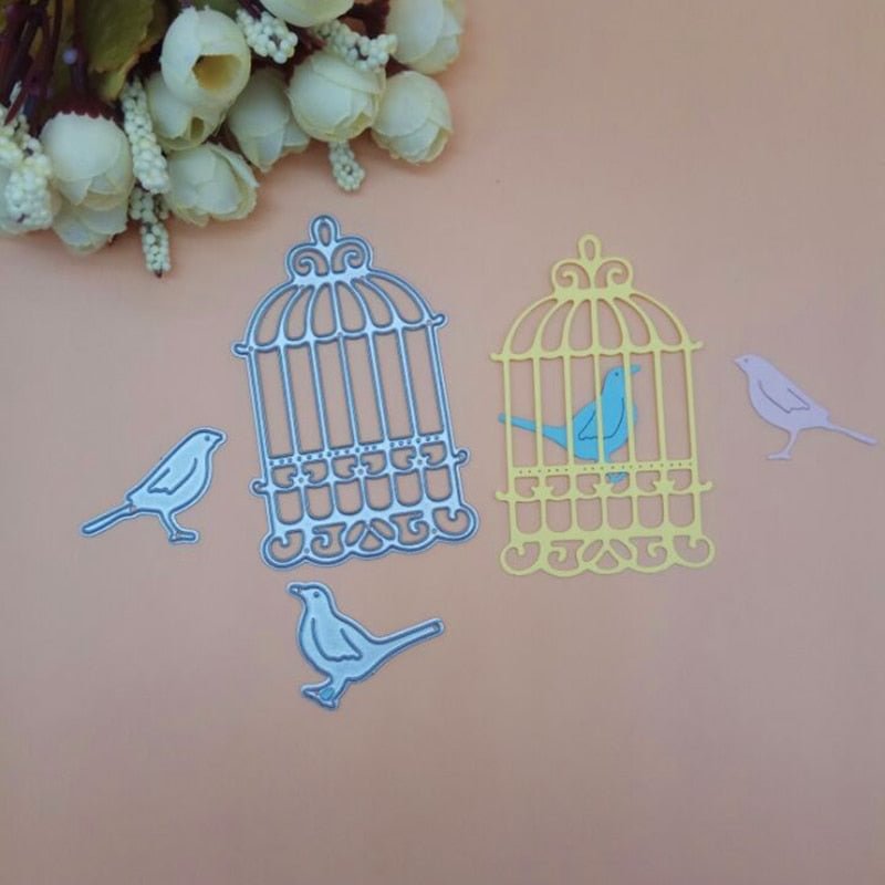 Bird birdcage Wedding Love Cutting Die Punch for Scrapbook Scrapbooking PAPER CRAFT card album knife mold art cutter stencils