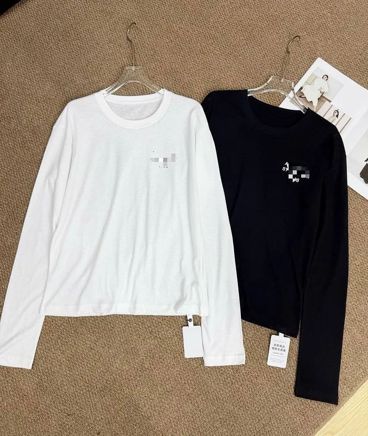 Women Long Sleeve Round Neck Loose T-Shirts