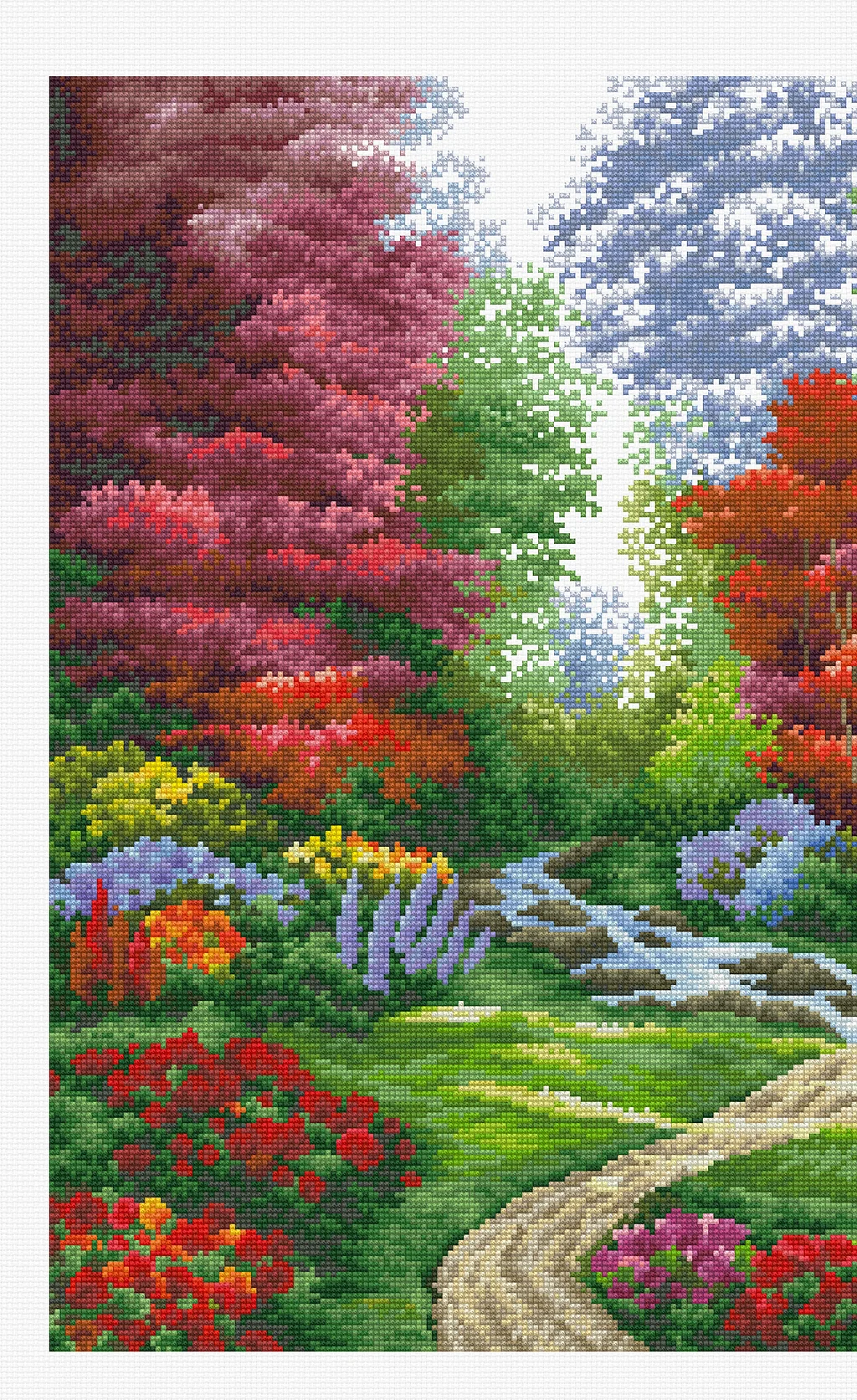 Limit one order per person【Losing money to gain reputation】KZ-DD00373  Ambilight 114 colors_ 29.80_ Painting Fairy Cross Stitch_printed (stamped)  cross-stitch Kit