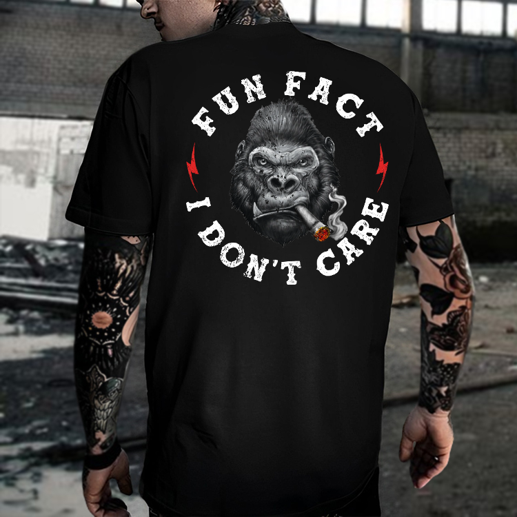 Fan Face I Don't Care T-shirt