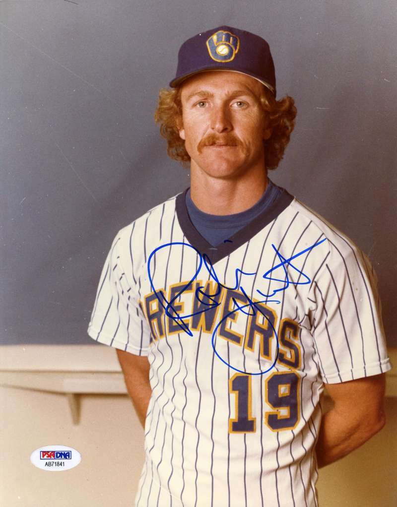 Robin Yount Psa/dna Coa Autograph Hand Signed 8x10 Photo Poster painting