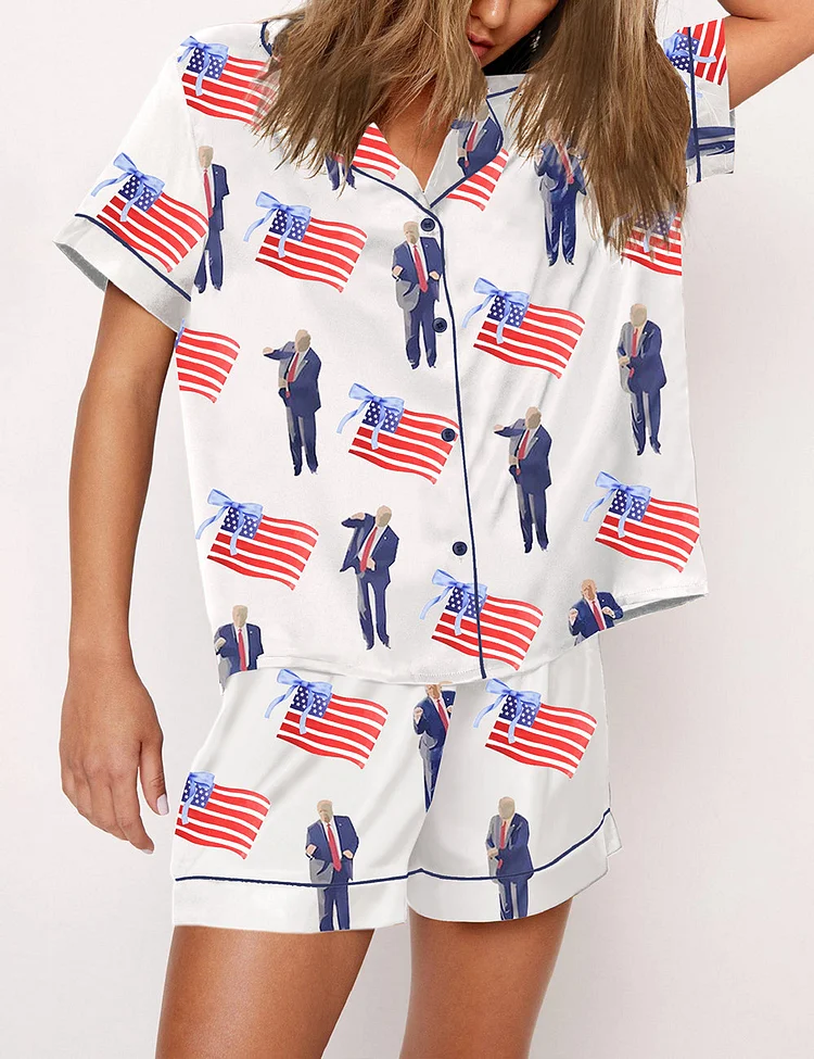 Coquette Bow America 2024 Pajama Set