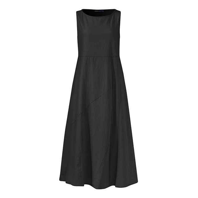 Mature Women's Fashion Boho Style Strapless Dress
