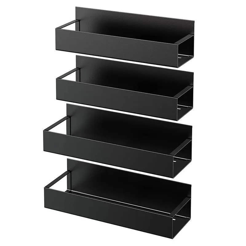 Magnetic Spice Rack Organizer, Moveable Fridge Spice Shelves