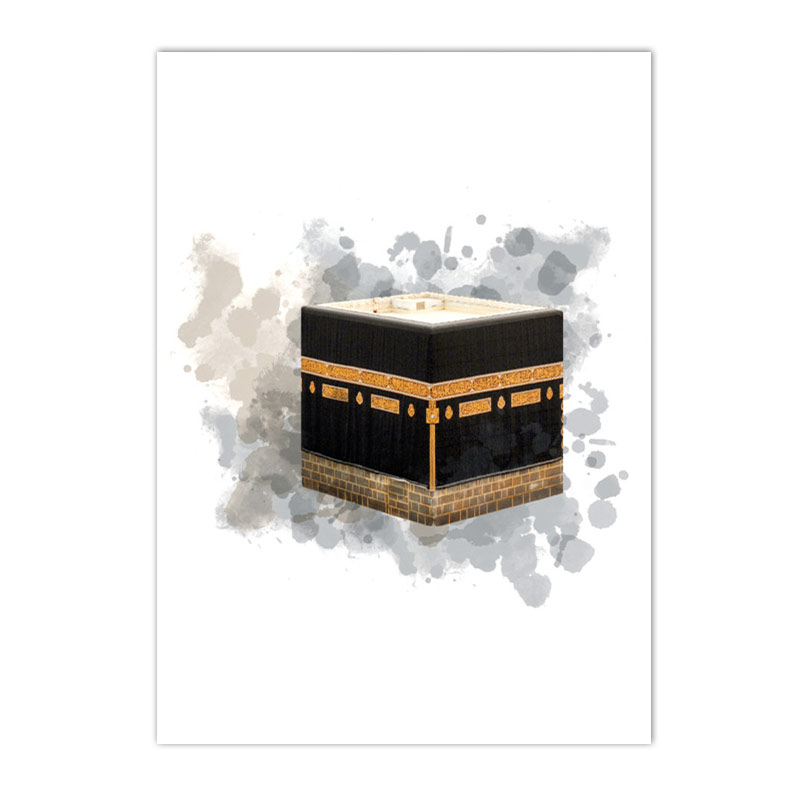 Islamic Holy Cities Makkah Canvas Painting Madinah Quds Jerusalem Print Arabic Mecca Poster Wall Art Pictures Living Room Decor