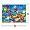 Pooh And Tigger-11CT Stamped Cross Stitch 50*40cm