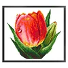 Flower - 9CT Partial Beaded Cross Stitch Kit(28x25cm)